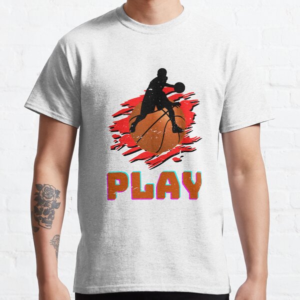 Jouer au basket T-shirt classique