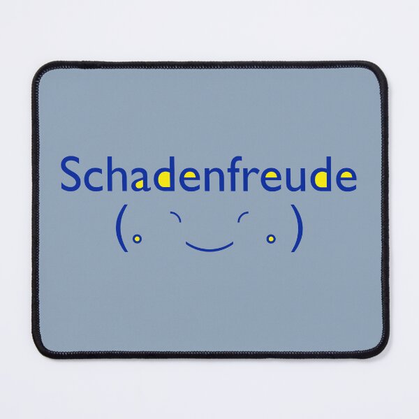 Item preview, Schadenfreude. Nemesis enacted, with a smug face designed and sold by Blacklinesw9.