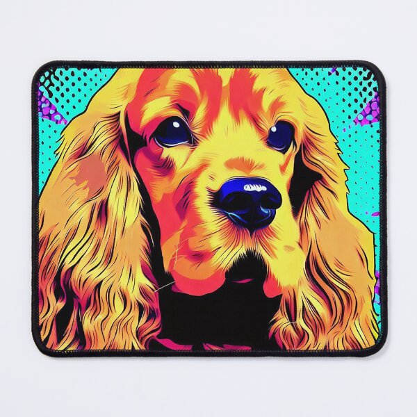 Item preview, Golden Spaniel Pop Art designed and sold by FunnehGacha.