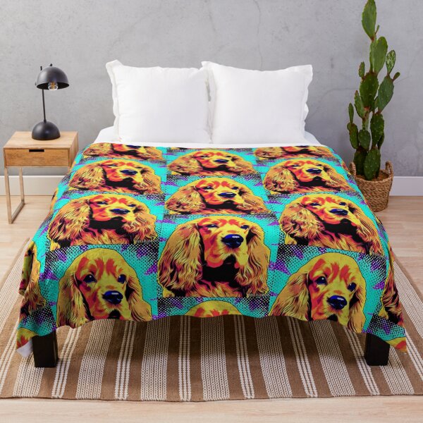 Item preview, Golden Spaniel Pop Art designed and sold by FunnehGacha.
