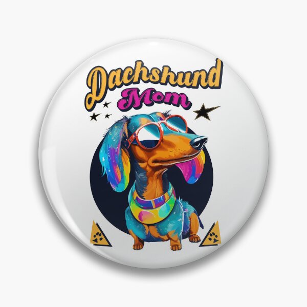 Item preview, Dachshund Dog Mom Retro designed and sold by Hic21.