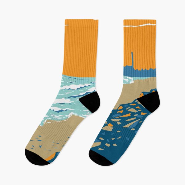 Item preview, South Carlsbad State Beach Travel Art Vintage designed and sold by KrisSidDesigns.