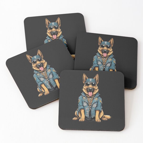 Artikelvorschau, Deutscher Schäferhund, Rockstar, Deutscher Schäferhundliebhaber, lustig entworfen und verkauft von bubblylive.