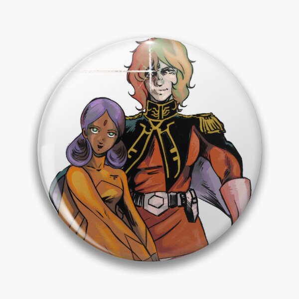 Item preview, Freedom Fighter Gunboy Gundam Char Aznable Lalah Sune Print designed and sold by MadAnglerPress.