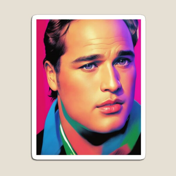 Vista previa del artículo con la obra «Icono de Marlon Brando», diseñado y vendido por spinnerstephen.