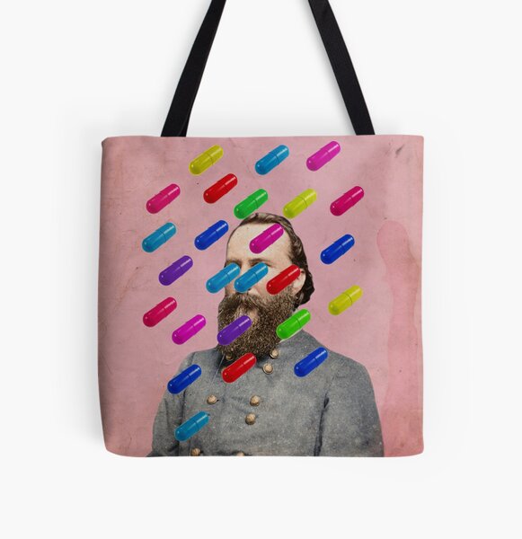 Color Chaos Collection -- Major Pill All Over Print Tote Bag