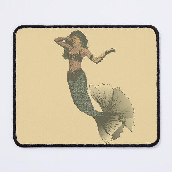 Item preview, Vintage Hand-Drawn Isolated mermaid #2 designed and sold by Eejee-SK.