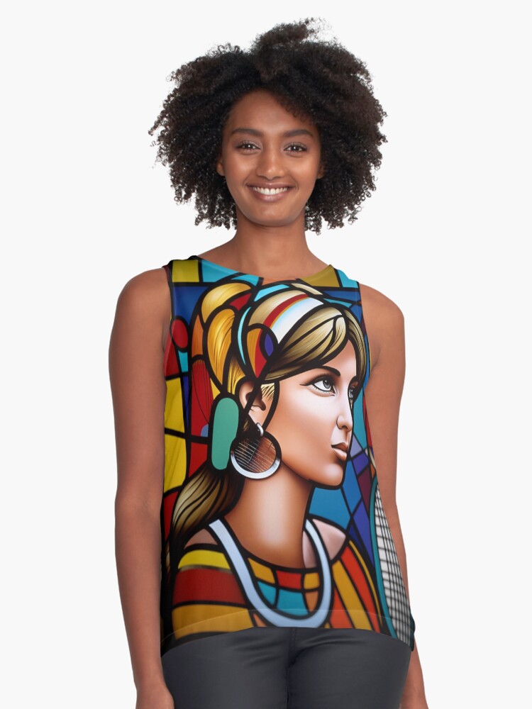 Item preview, Sleeveless Top designed and sold by JeNoStudio.
