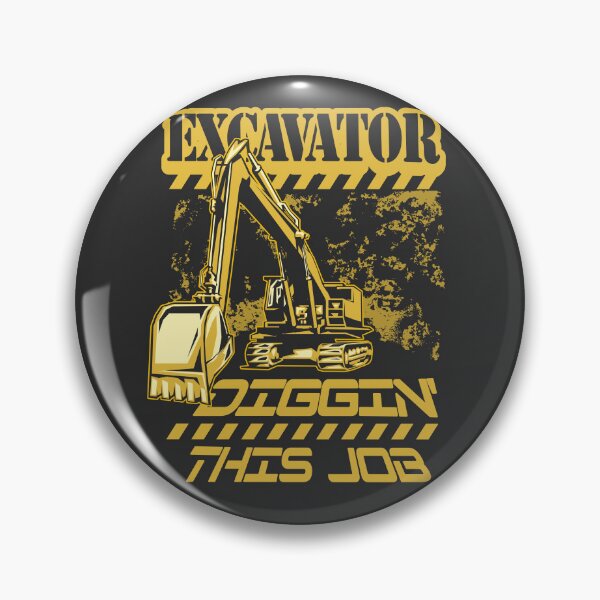 Item preview, Excavator Diggin' This Job designed and sold by No1Equestrian.
