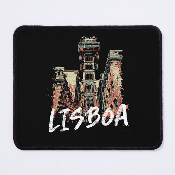 Item preview, Lisbon Santa Justa Elevator Illustration | Iconic Landmark Art designed and sold by Lemomo-artworks.