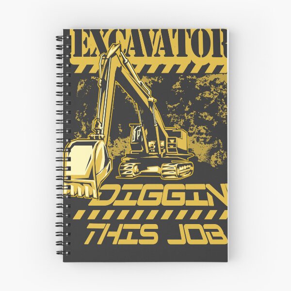 Item preview, Excavator Diggin' This Job designed and sold by No1Equestrian.