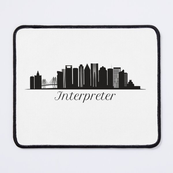 Item preview, Houston Texas Skyline Interpreter Art designed and sold by Neeshki.