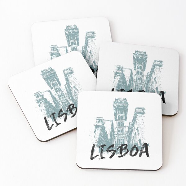 Item preview, Lisbon Santa Justa Elevator Illustration | Iconic Landmark Art designed and sold by Lemomo-artworks.