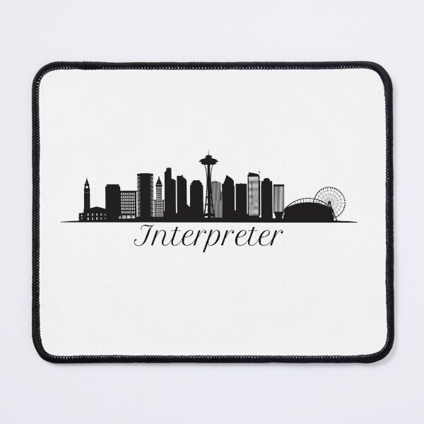 Item preview, Seattle Skyline Interpreter Art designed and sold by Neeshki.
