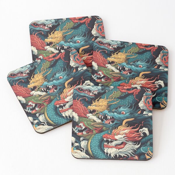 Item preview, Group of Traditional Chinese Dragons Pattern - Gift for Dragons Lover designed and sold by AITeeGenius.