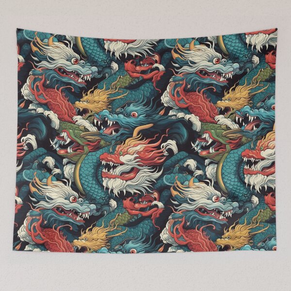 Item preview, Group of Traditional Chinese Dragons Pattern - Gift for Dragons Lover designed and sold by AITeeGenius.