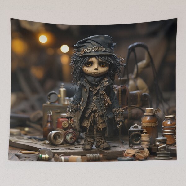 Item preview, Street Urchin Doll in Denim designed and sold by Peter LOPEZ.