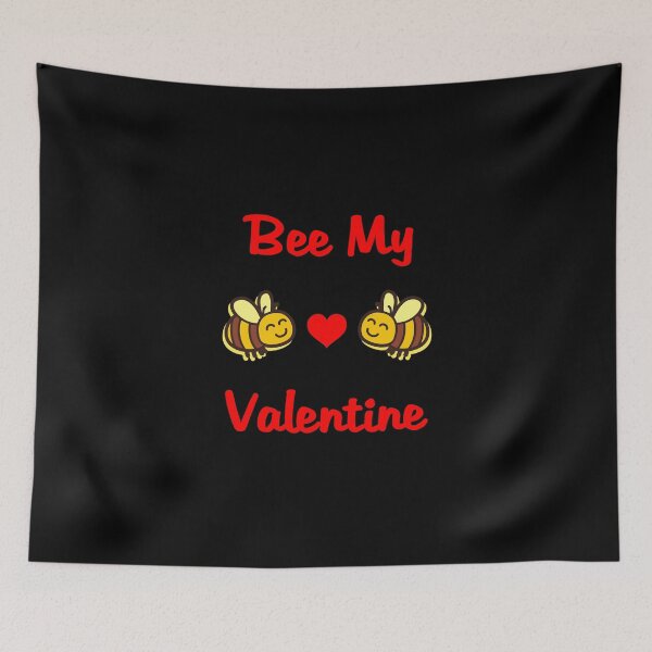 Item preview, Cute Bee My Valentine Bumble Bees Dark Color designed and sold by TinyStarAmerica.