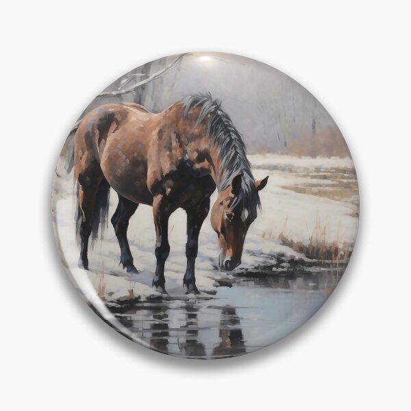 Item preview, Horse in the Winter designed and sold by LucasMinimal.