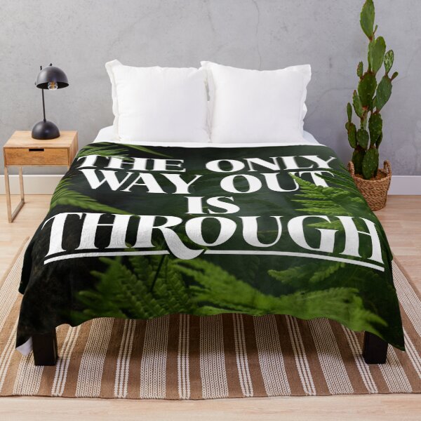 Item preview, The Only Way Out Is Through designed and sold by VirtualVibesCo.