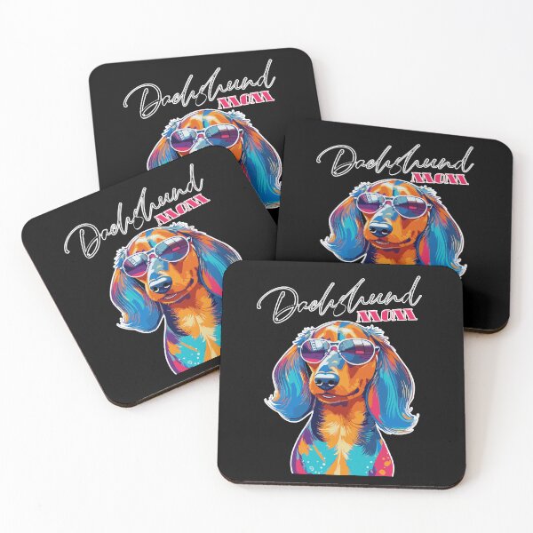 Item preview, Long Haired Dachshund Dog Mom Vintage Cool designed and sold by Hic21.