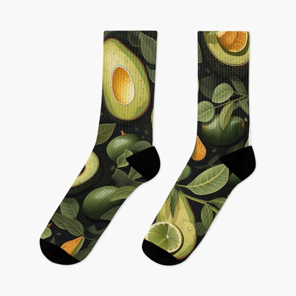 Item preview, Green Avocado Pattern. Juicy Vegetables. 6 designed and sold by YOTA-ART.