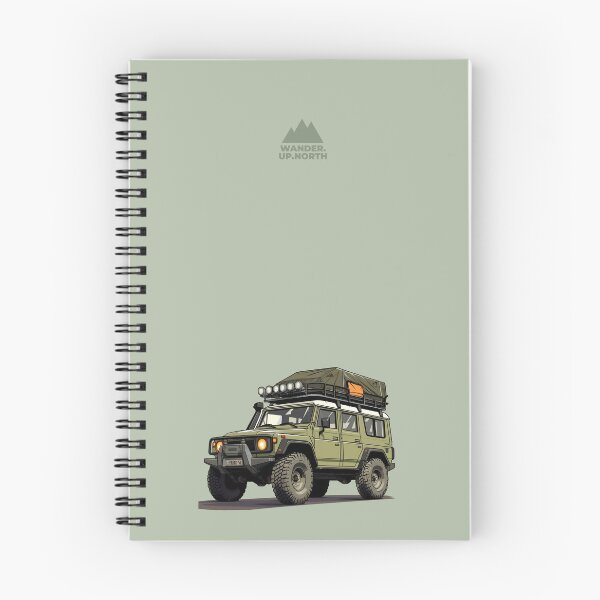 Item preview, Olive Green Camping Rig 4x4 Vehicle - Digital Art - Outdoor Sticker Series 1 | WanderUpNorthCo. designed and sold by WanderUpNorth.