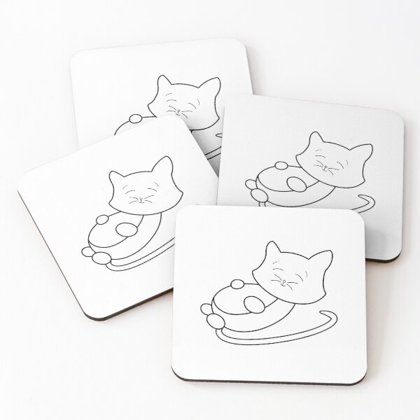 Item preview, Happy cat (black) designed and sold by orangejuice10.