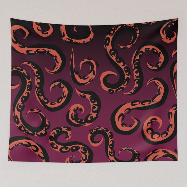 Item preview, Orange Octopus designed and sold by DesignVal.