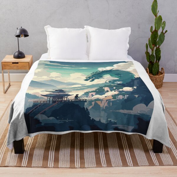 Item preview, Anime Chinese Dragon Fantasy Art - Dragon Illustration designed and sold by AITeeGenius.