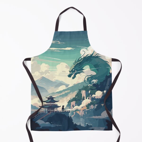 Item preview, Anime Chinese Dragon Fantasy Art - Dragon Illustration designed and sold by AITeeGenius.