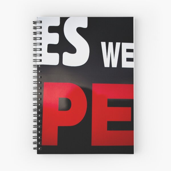 Item preview, White and red sign board saying, Yes we are open designed and sold by Piccaya.