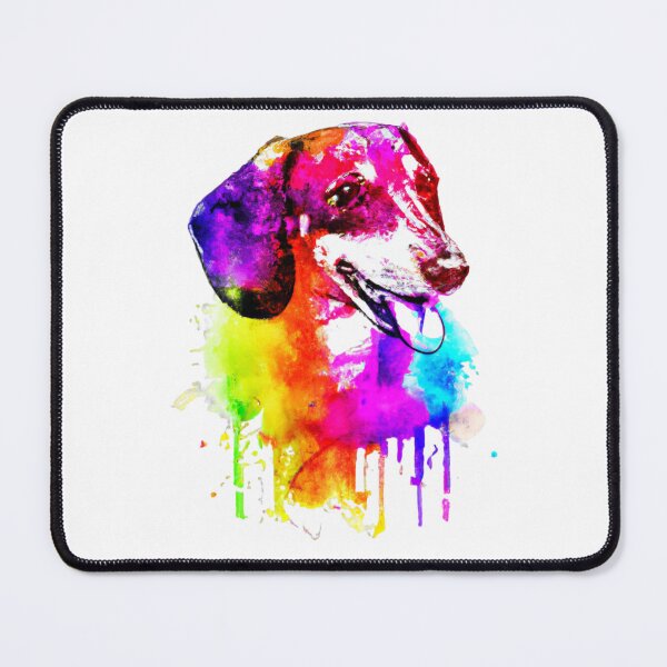 Item preview, Dachshund Dog Smiles Watercolor Colorful designed and sold by Hic21.
