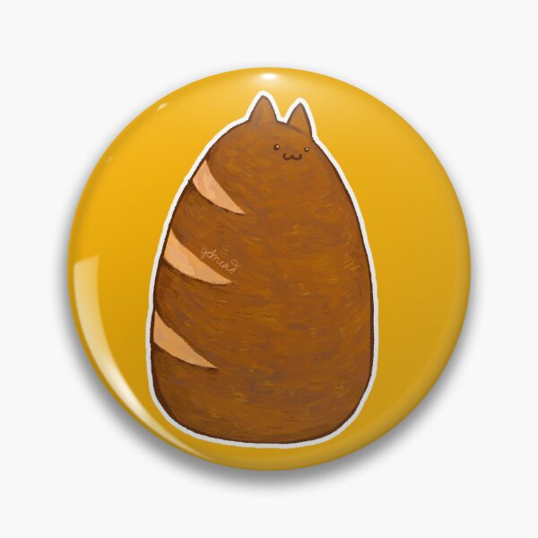 Item preview, Cute Chonky Vertical Digital Illustration Cat Bread designed and sold by gobread.