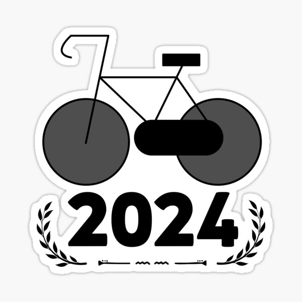 "Bike Tour 2024" Sticker for Sale by Redbubble