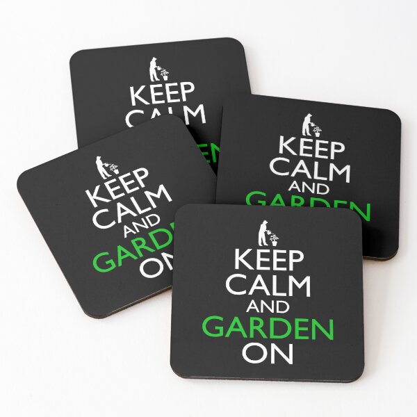 Item preview, Keep Calm And Garden On designed and sold by Cat Lady Designs.