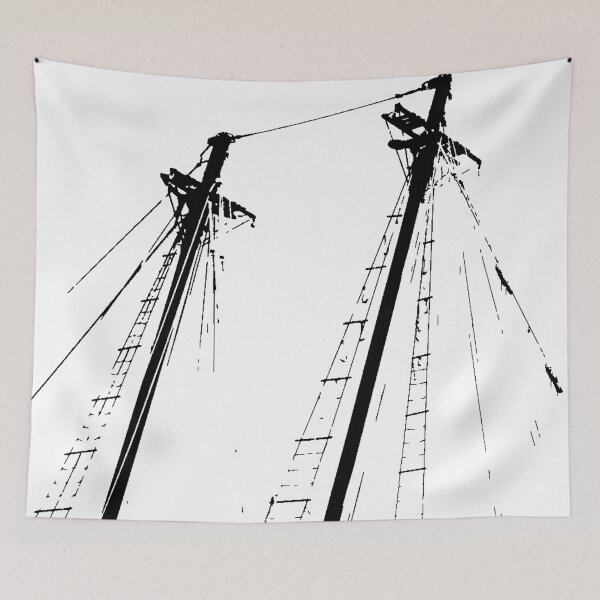 Item preview, Tall Ship Rigging, Dana Point Harbor, California designed and sold by Douglas E. Welch Design and Photography.