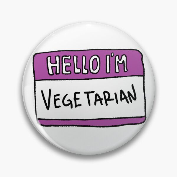 Item preview, Hello i'm VEGETARIAN designed and sold by Childish by Design.