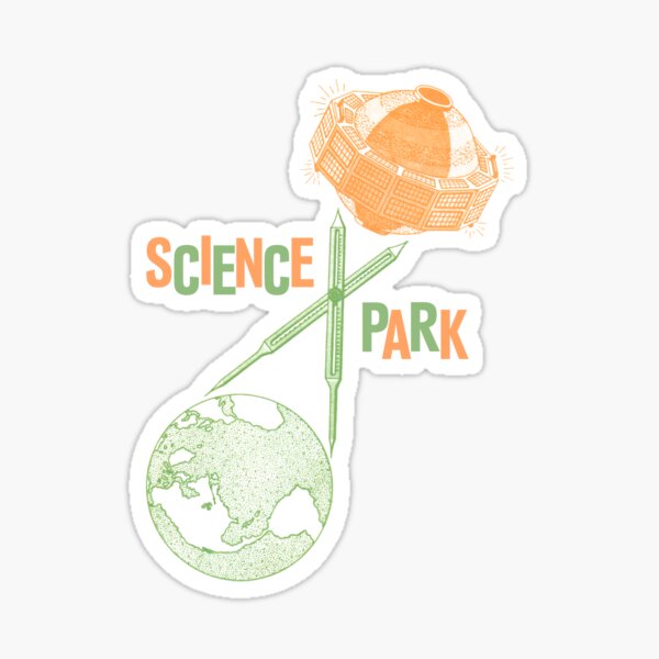 SCIENCE PARK "Geodetic Satellite" Design Sticker