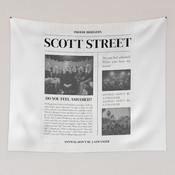 Item preview, Scott Street - Phoebe Bridgers designed and sold by Overly Sincere.