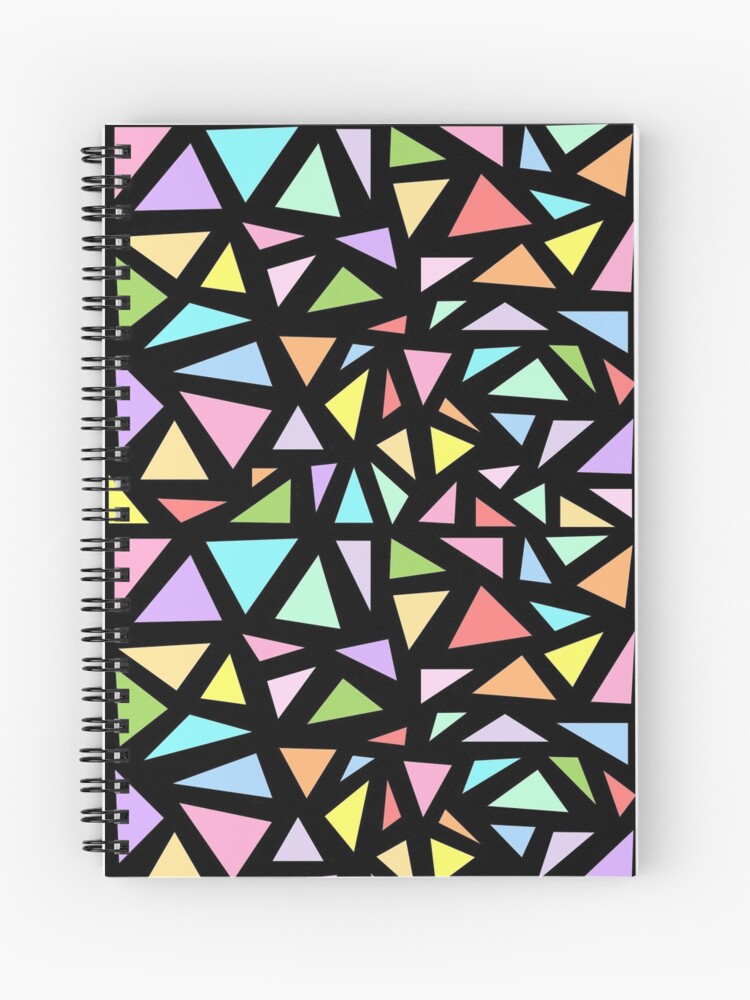 Cuaderno de espiral «Triángulo mosaico» de GinaLaskey | Redbubble