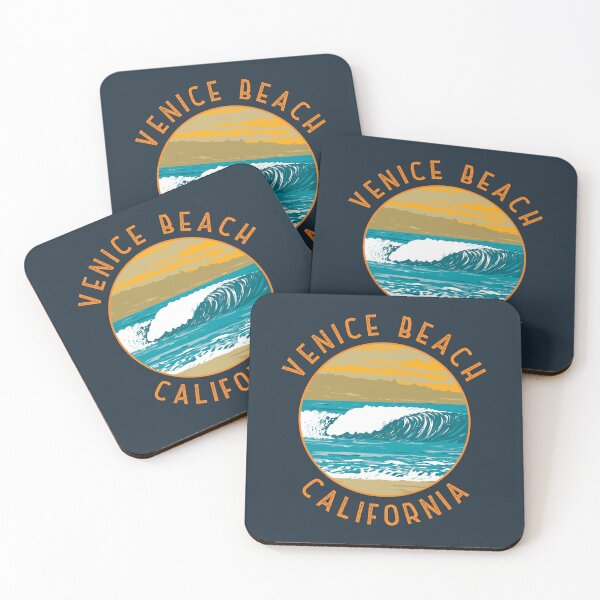 Item preview, Venice Beach California Retro Distressed Circle designed and sold by KrisSidDesigns.