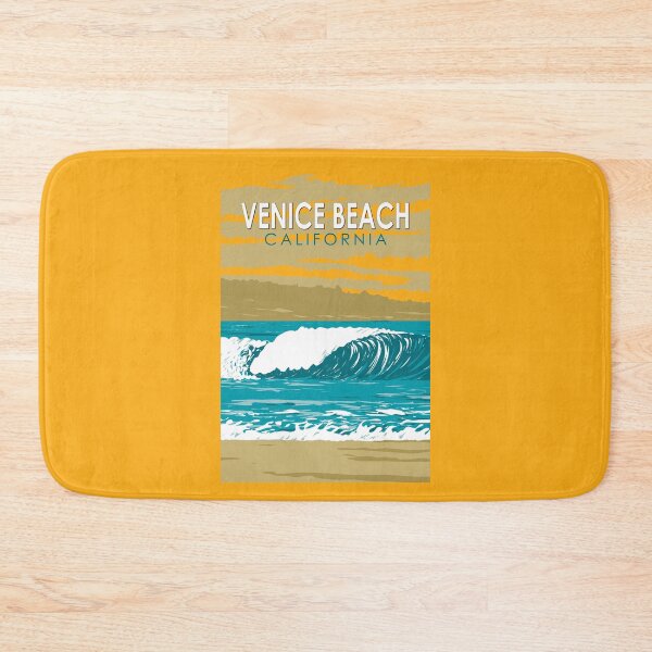 Item preview, Venice Beach California Travel Art Vintage designed and sold by KrisSidDesigns.
