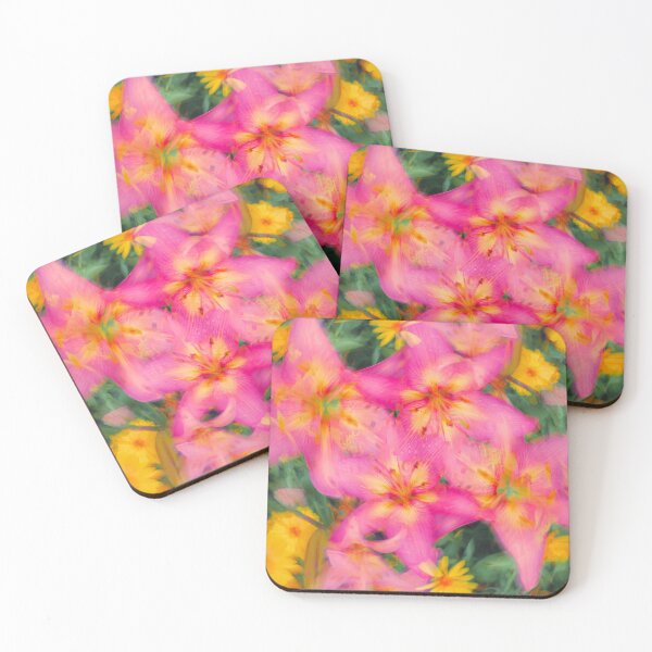 Item preview, Out of focus yellow flowers designed and sold by Sonofwilliam.