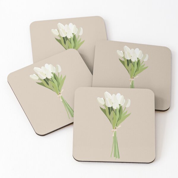 Item preview, White tulips designed and sold by ErinGarzaprints.