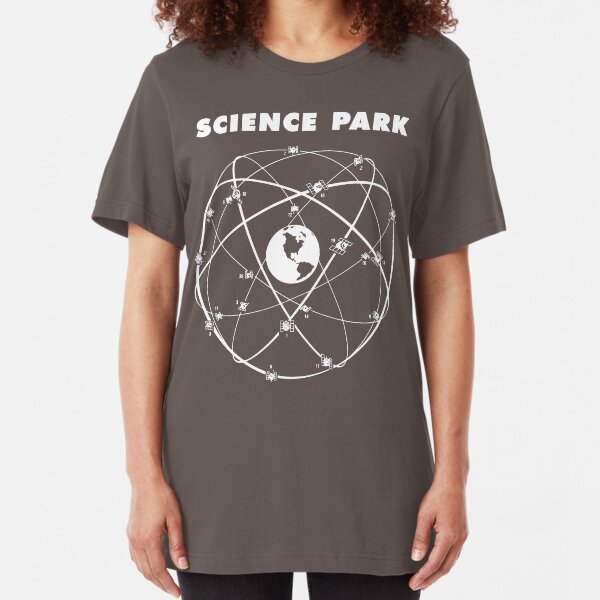 SCIENCE PARK Classic Logo (White Print) Slim Fit T-Shirt