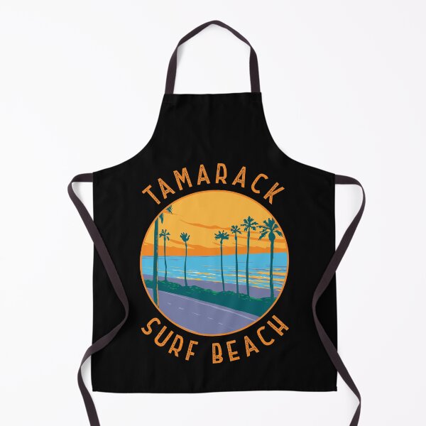 Item preview, Tamarack Surf Beach California Retro Distressed Circle designed and sold by KrisSidDesigns.