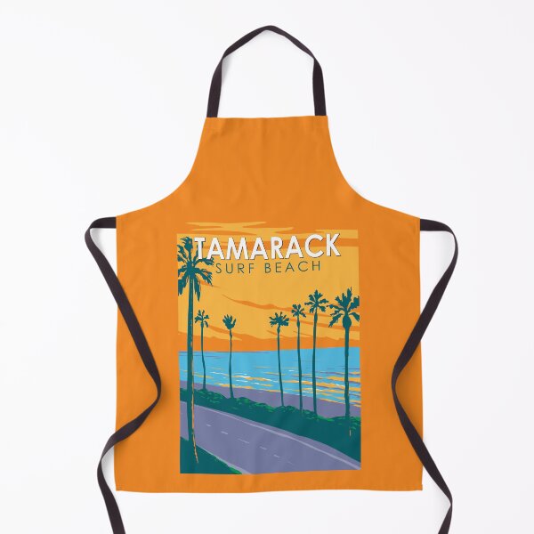 Item preview, Tamarack Surf Beach California Travel Art Vintage designed and sold by KrisSidDesigns.
