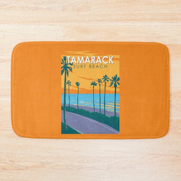 Item preview, Tamarack Surf Beach California Travel Art Vintage designed and sold by KrisSidDesigns.