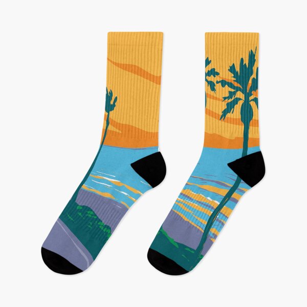 Item preview, Tamarack Surf Beach California Travel Art Vintage designed and sold by KrisSidDesigns.